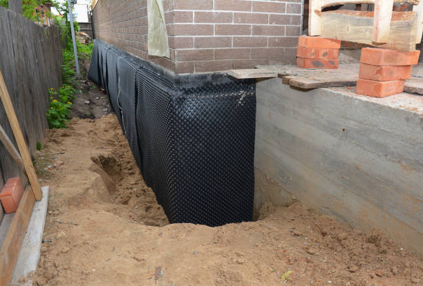 Happy homeowners after waterproofing job in Adelphi